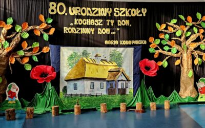 Bajkowy jubileusz: Scenografia dla Szkoły Podstawowej w Byszewie