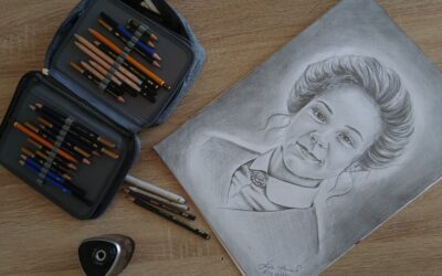 Megan Follows jako Ania Shirley – portret w graficie